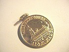 14k Copenhagen Commemorative Coin Charm~ Henrik Munck Hansen