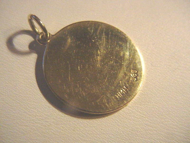 14k Copenhagen Commemorative Coin Charm~ Henrik Munck Hansen