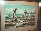 Southeast Asian Watercolor ~ Signed