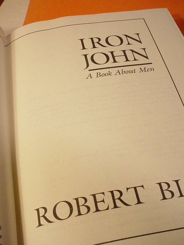 1st Ed  Iron John ~Robert Bly