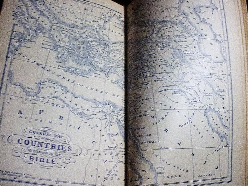 Young People's Illustrated Bible History...1879 Engravings+Maps