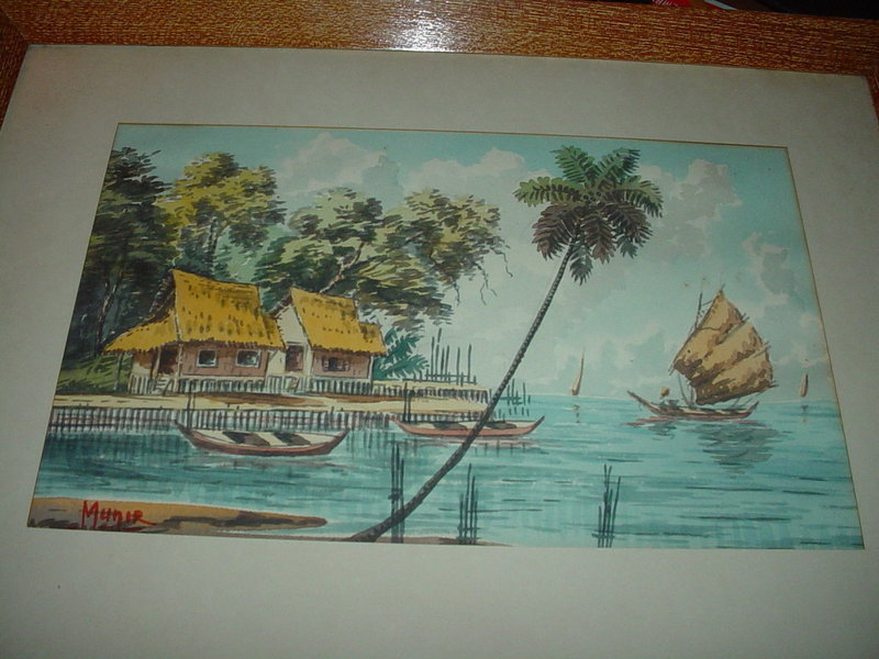 Southeast Asian Watercolor ~ Munir