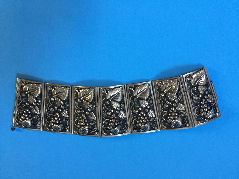 Ornate  Art Nouveau SP Bracelet