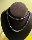 14K Lapis + Keishi Pearl Gold Bead Necklace