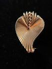 14k RETRO George Schuler Preformed Parts Brooch ~ Fur Clip