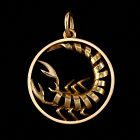 18k Gubelin Astrological Scorpio Pendant