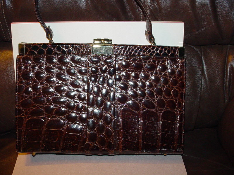 Vassar Genuine Alligator Bag