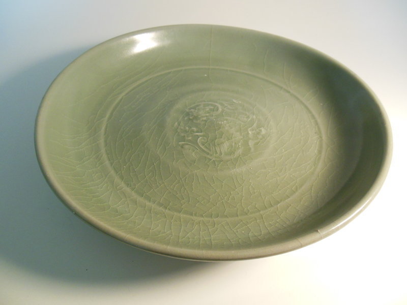 Ming Green Celadon Charger