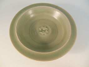 Song Green Celadon Twin Fish Plate