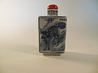 Qing Blue and White snuff bottle