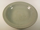 Ming Dynasty light green glaze charger