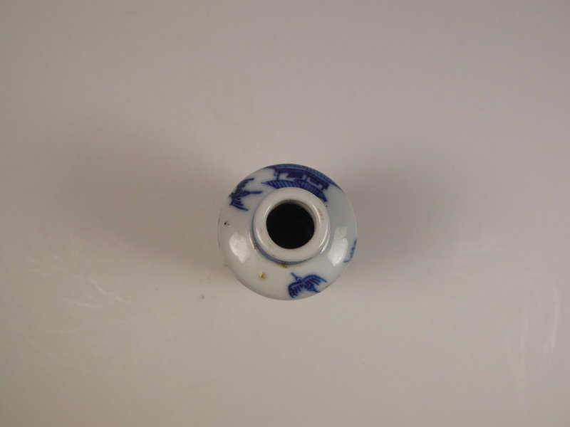 Chinese Blue and White snuff bottle