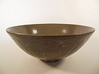 Song Dynasty Olive Green Glaze Bowl