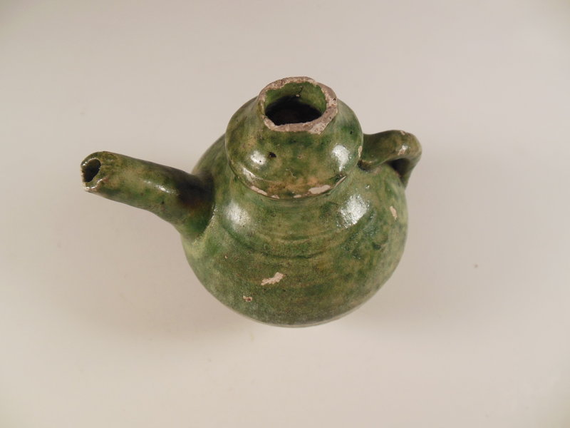 Tang Dynasty Green Glaze Wine Ewer