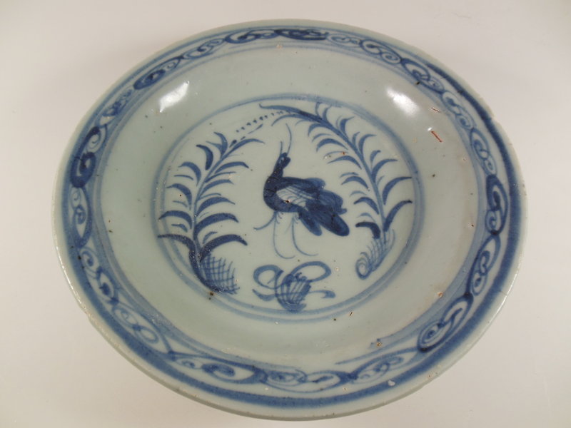 Ming Blue and White Plate