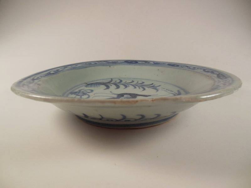 Ming Blue and White Plate