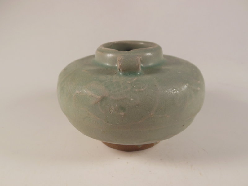 Green Celadon Jarlet with Two Ears