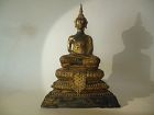 Gilt Thai Bronze Buddha
