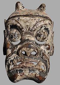 Antique Chinese Nuo Mask of Kaishan