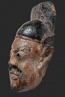 Antique Chinese Nuo Mask of Judge Bao