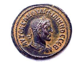 A ROMAN BILLION TETRADRACHM OF PHILIP I