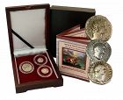 THE MYSTERY OF THE BOOK OF REVELATION: A BOX SET OF THREE SILVER COINS