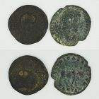 TWO ROMAN PROVINCIAL BRONZE COINS OF ELAGABALUS AND JULIAN II