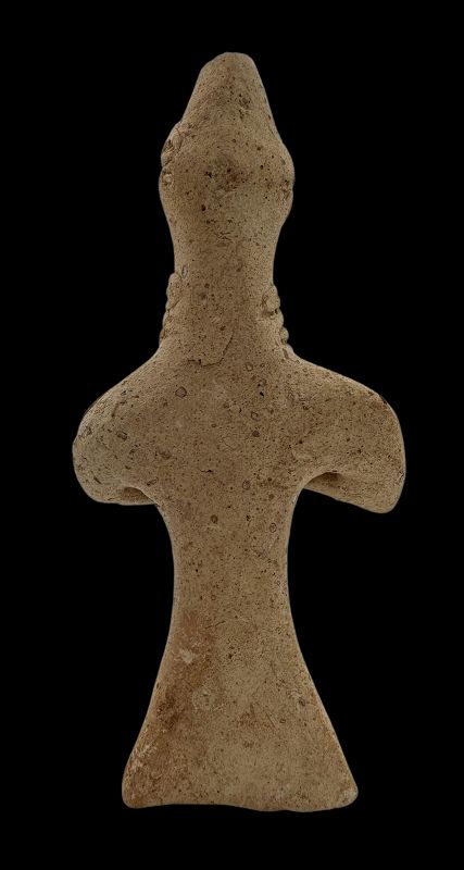 A SYRO-HITTITE TERRACOTTA FIGURE OF A DEITY