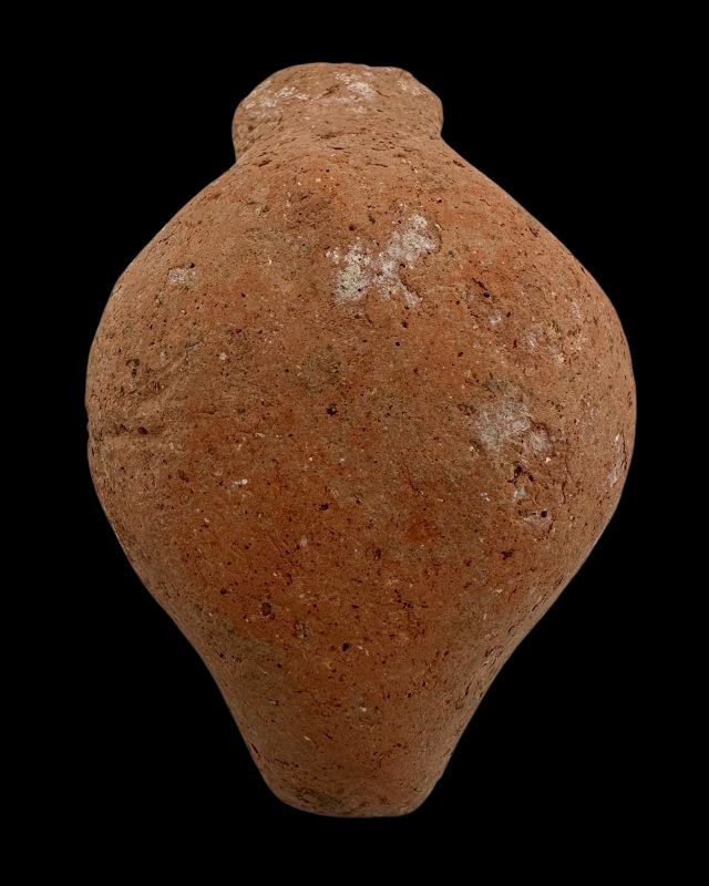 A SAMARITAN TERRACOTTA OIL LAMP