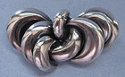 Silver Pin, Abstract Design, Argentina