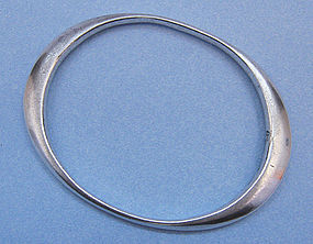 Mexican Sterling Modernist Bangle