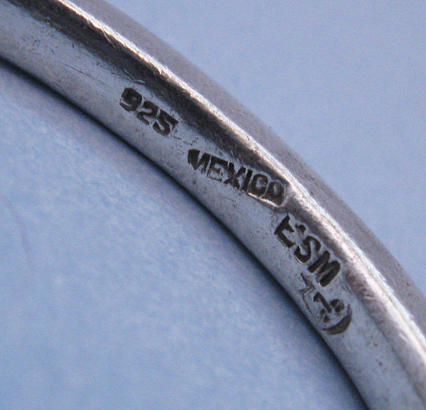 Mexican Sterling Modernist Bangle