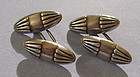 Sterling Lobed Cuff Links