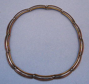 Mexican Three-Color Sterling Necklace
