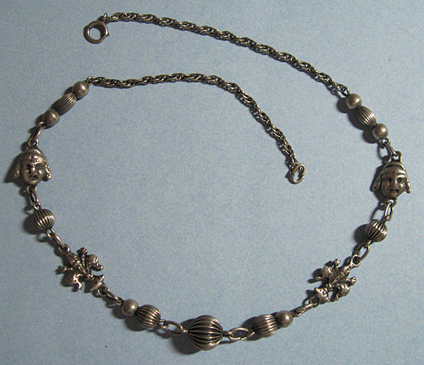 European Sterling Necklace, Peruzzi Style