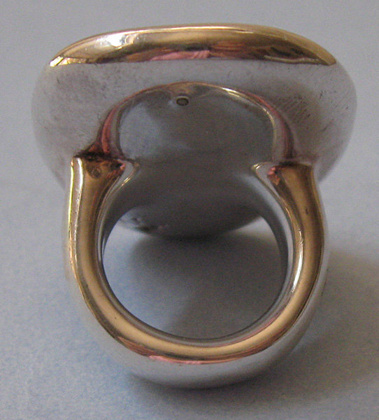 Sterling Handmade Disc Ring
