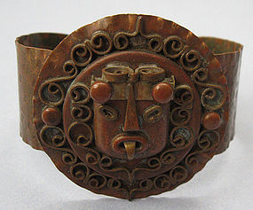 Mexican Handmade Copper Cuff