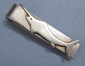 Sterling Game Fish Money Clip