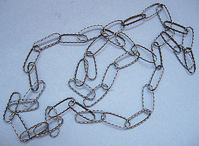 Handmade Sterling Twisted-Wire Chain