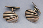 European Silver Cuff Links