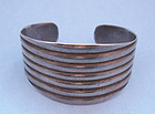 Sterling Ribbed Cuff