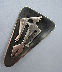 Ed Wiener Handmade Sterling Pin