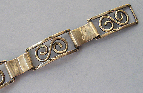 Sterling Openwork Panel Bracelet