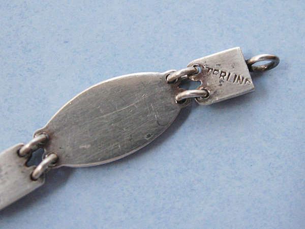 American Sterling and Enamel Bracelet