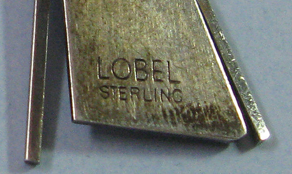 Paul Lobel Sterling Drop Earrings