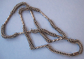 Mexican Sterling Chain Necklace