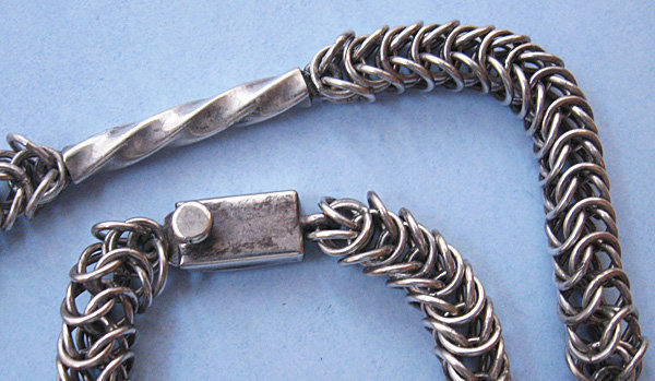 Mexican Sterling Chain Necklace