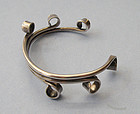 Sterling Cuff, Curled Design, c. 1960