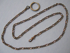 Copper and White Metal Chain, c. 1900