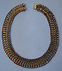 Mexican Mixed Metal Necklace, c. 1960